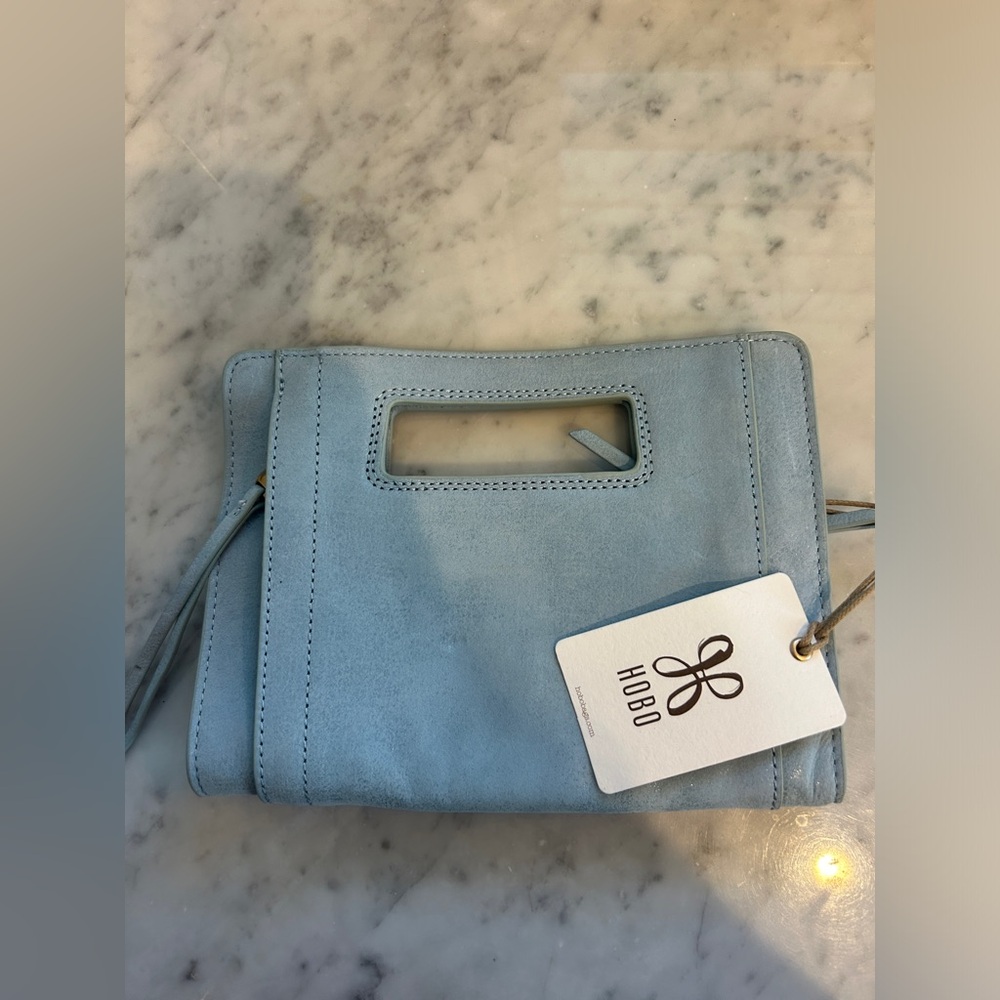 NWT HOBO BAG blue clutch wallet